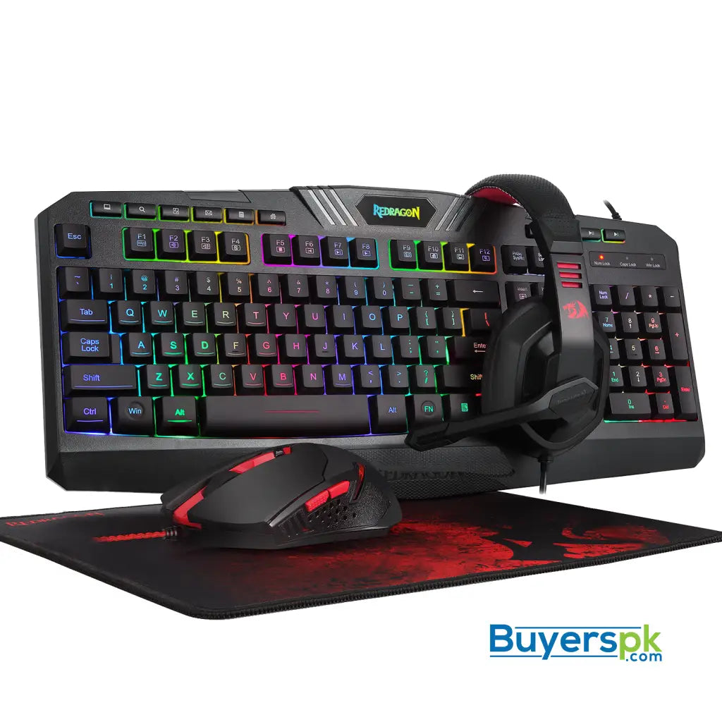 Redragon S101 Ba-2 Wired Gaming 4 in 1 Combo - Keyboard + Mouse Price Pakistan Redragon S101 Ba-2 Wired Gaming 4 in 1 Combo - Keyboard + Mouse Price Pakistan